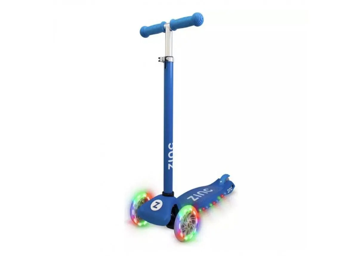 Zinc Non Folding T-Motion Strobe Junior Tri Scooter Blue