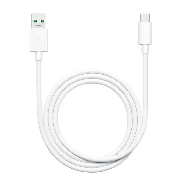 OPPO VOOC 65W 3A 6.5A Fast Cable USB-A to USB-C - White