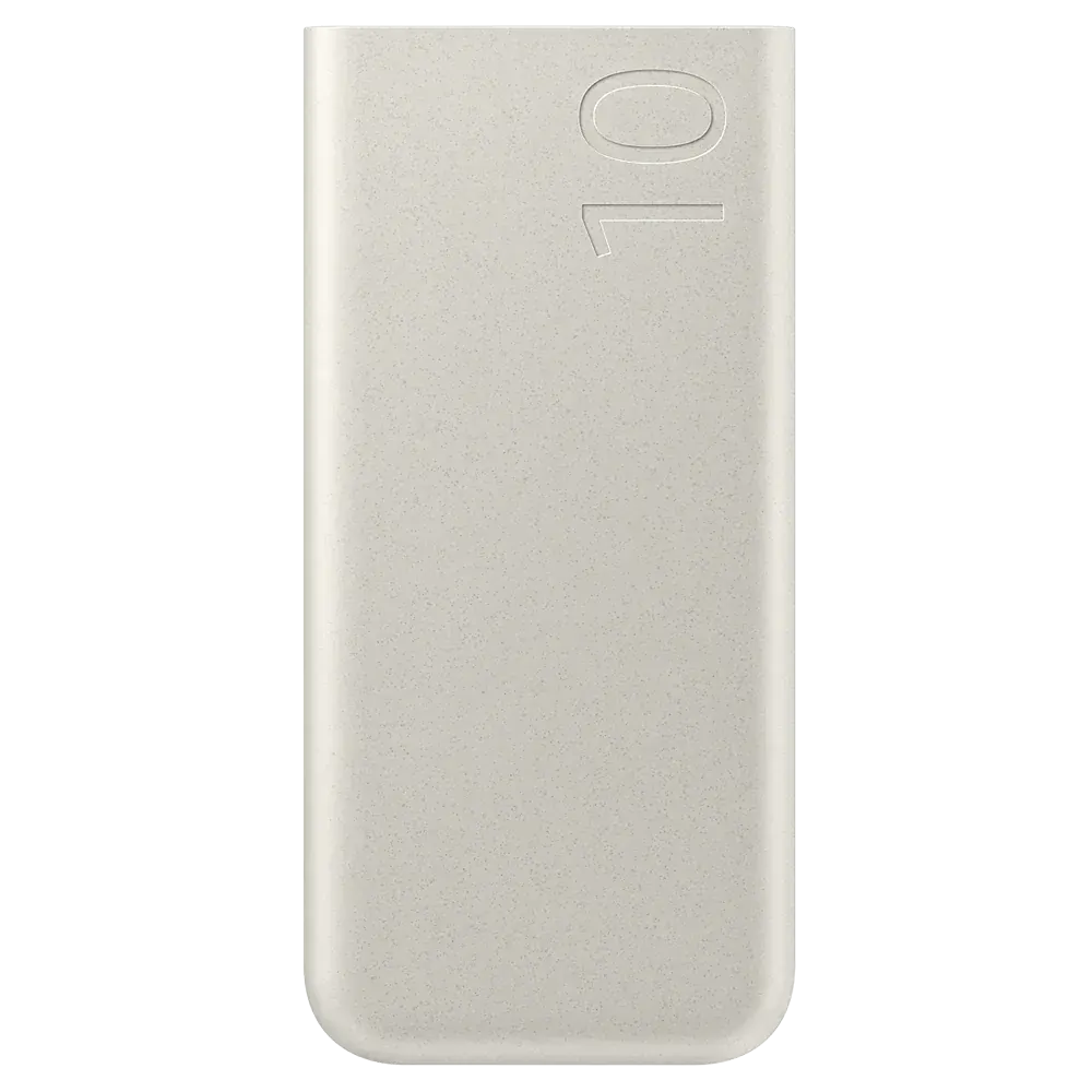 Samsung 25W Super FAST charging  2 x USB-C Port PD 10000mAh Slim Power Bank - Beige