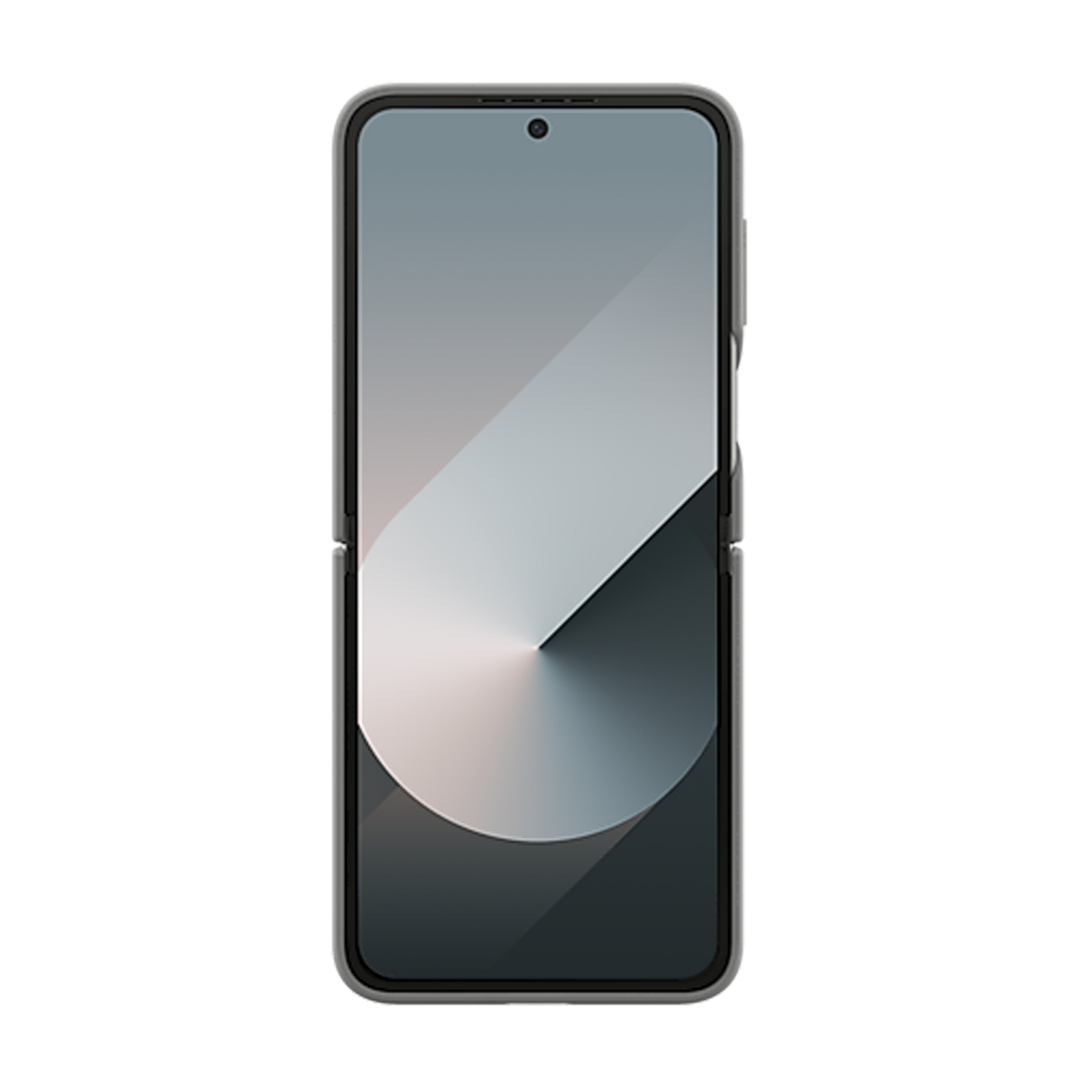 Samsung Silicone Case with Ring for Galaxy Z Flip6 - Grey - Image 2