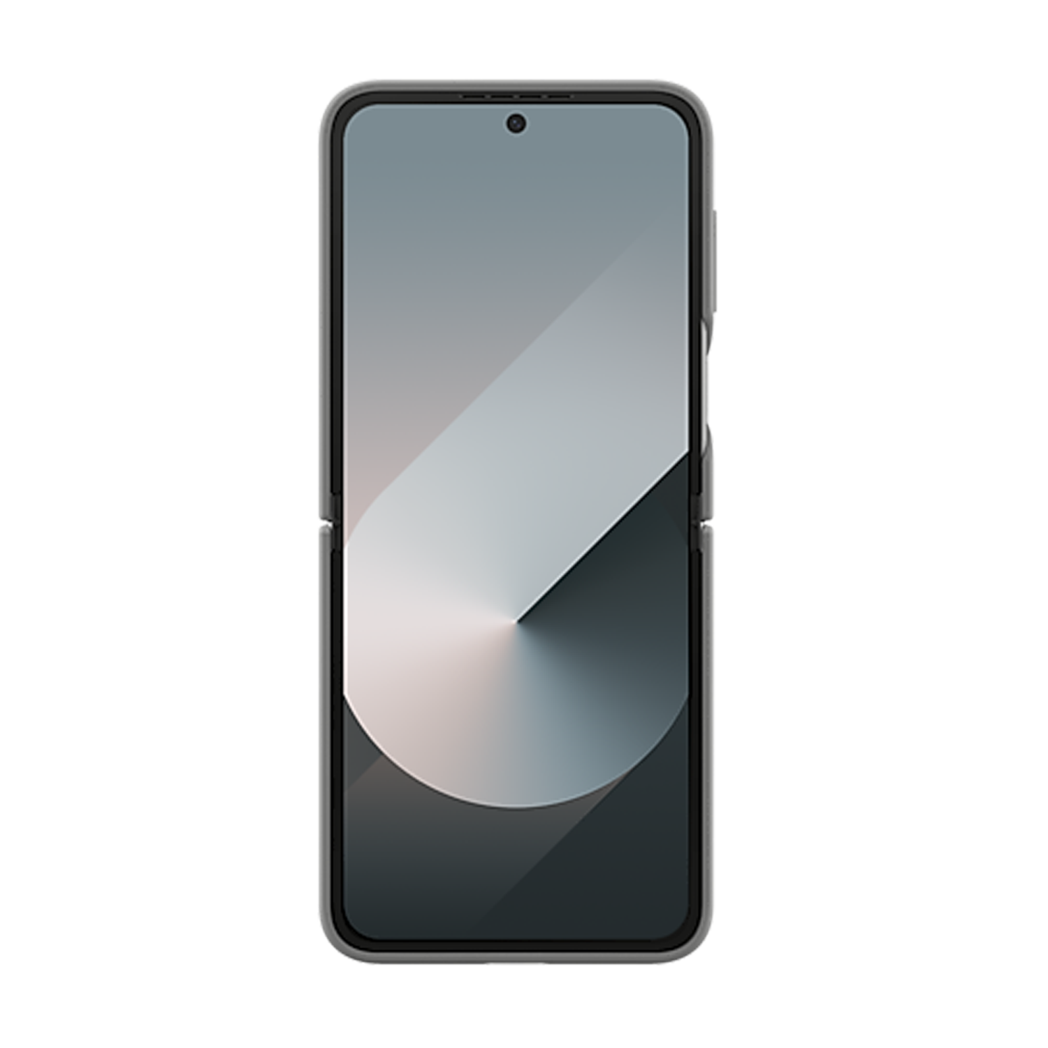 Samsung Silicone Case with Ring for Galaxy Z Flip6 - Grey - Image 2