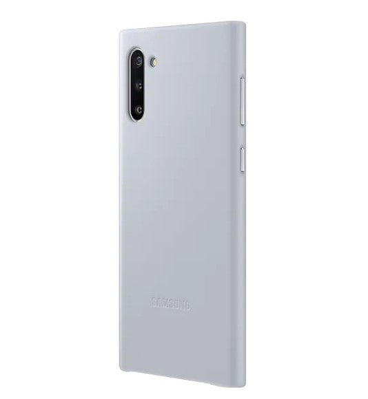 Samsung Galaxy Note 10 Leather Cover - Grey - Image 3