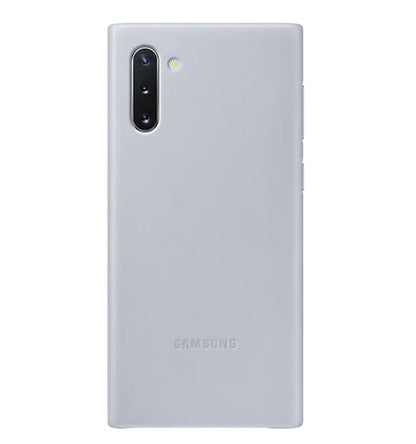 Samsung Galaxy Note 10 Leather Cover - Grey - Image 6