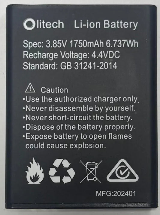 Olitech EasyFlip Smart Replacement Battery (Model Number: OLT2021-S-BT)
