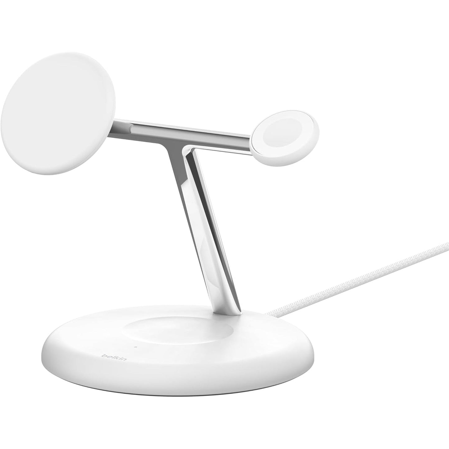 Belkin BoostCharge PRO 3-in-1 Qi2 15W Wireless Charger Stand MagSafe 2024 Model - White - Image 2