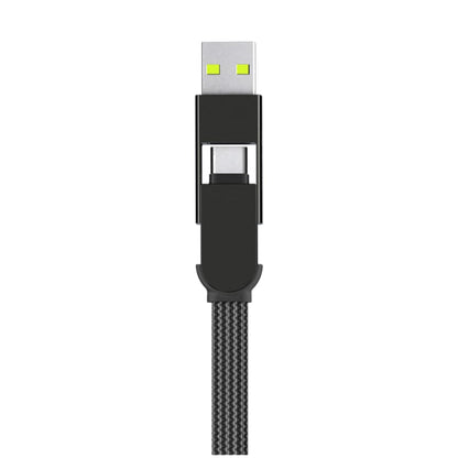 Rolling Square inCharge XL 100W 6 in 1 Travel Charging Cable 30cm - Urban Black - Image 4