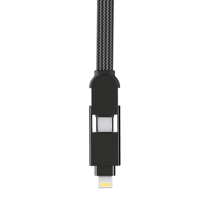 Rolling Square inCharge XL 100W 6 in 1 Travel Charging Cable 30cm - Urban Black - Image 5