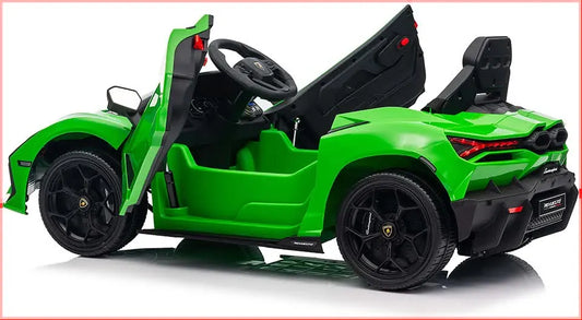 Lamborghini Revuelto Licensed Ride on 12V Remote Control Power Battery Car With Scissor door – Green - Image 3