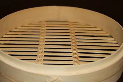 9 Inch Bamboo Steamer Set-2 Steamer Baskets With 1 Lid - Image 7