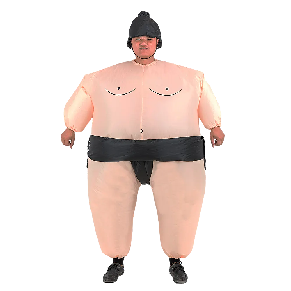 SUMO Fancy Dress Inflatable Suit -Fan Operated Costume
