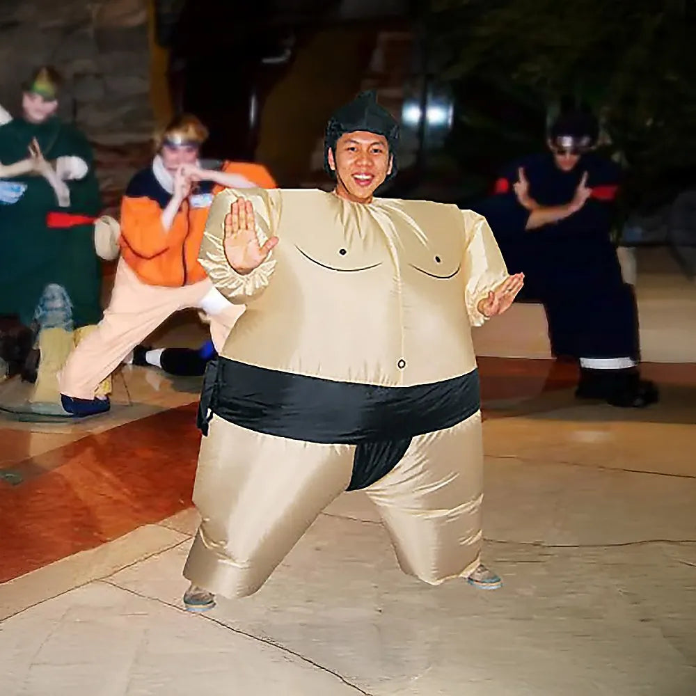 SUMO Fancy Dress Inflatable Suit -Fan Operated Costume - Image 5