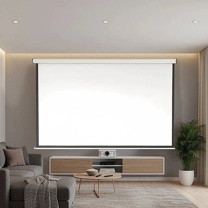 100" Electric Motorised Projector Screen TV +Remote - Image 2