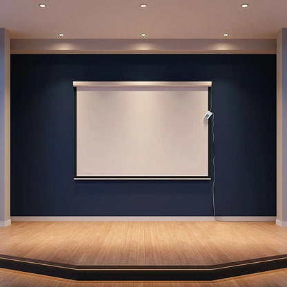 120" Electric Motorised Projector Screen TV +Remote - Image 8