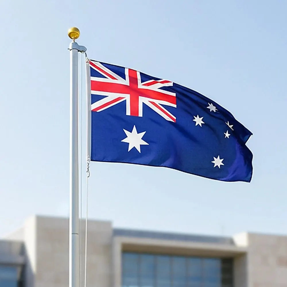 6.0m Flag Pole Full Set / Kit w Australian Flag - Image 3