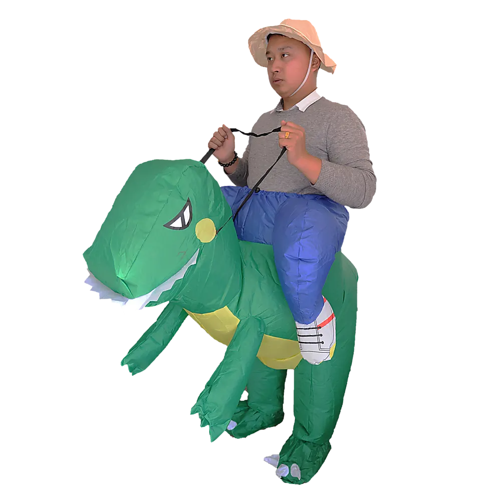 DINO Fancy Dress Inflatable Suit -Fan Operated Costume