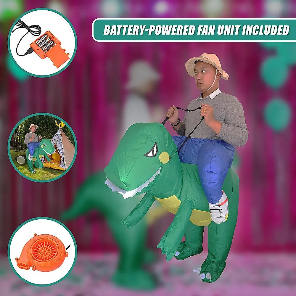 DINO Fancy Dress Inflatable Suit -Fan Operated Costume - Image 8