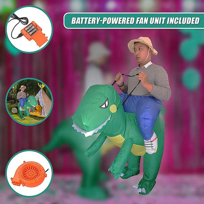 DINO Fancy Dress Inflatable Suit -Fan Operated Costume - Image 8