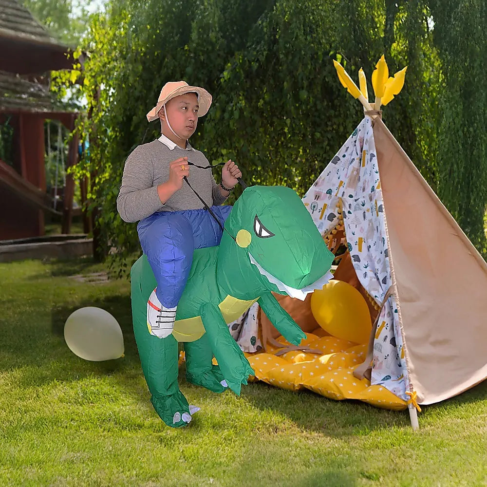 DINO Fancy Dress Inflatable Suit -Fan Operated Costume - Image 5