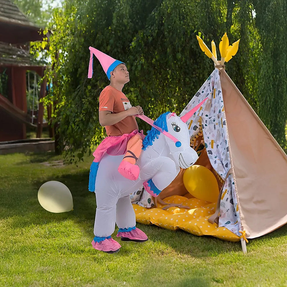 UNICORN Fancy Dress Inflatable Suit -Fan Operated Costume - Image 5