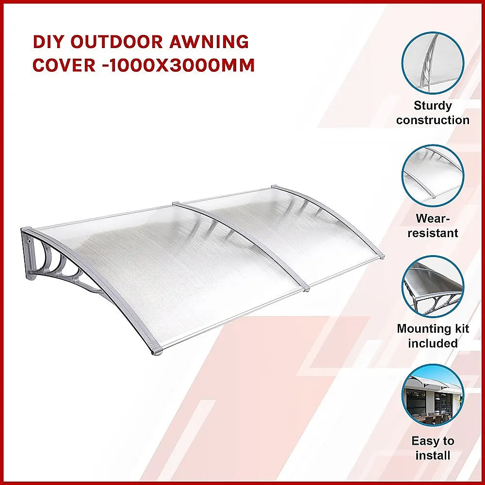 DIY Outdoor Awning Cover -1000x2000mm - Image 3