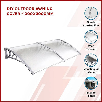 DIY Outdoor Awning Cover -1000x2000mm - Image 3