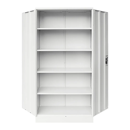 Two-Door Shelf Office Gym Filing Storage Locker Cabinet Safe - Image 6