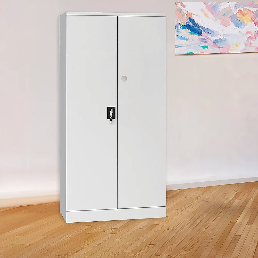 Two-Door Shelf Office Gym Filing Storage Locker Cabinet Safe - Image 8