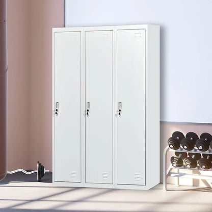 Three-Door Side by Side Office Gym Shed Storage Locker - Image 2