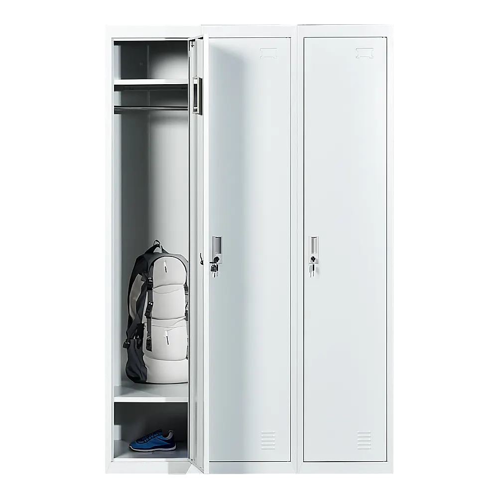 Three-Door Side by Side Office Gym Shed Storage Locker - Image 6