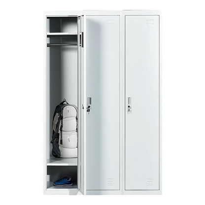 Three-Door Side by Side Office Gym Shed Storage Locker - Image 6