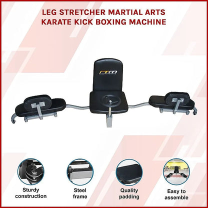 Leg Stretcher Machine – Martial Arts Karate Kick Boxing Flexibility Trainer - Image 3