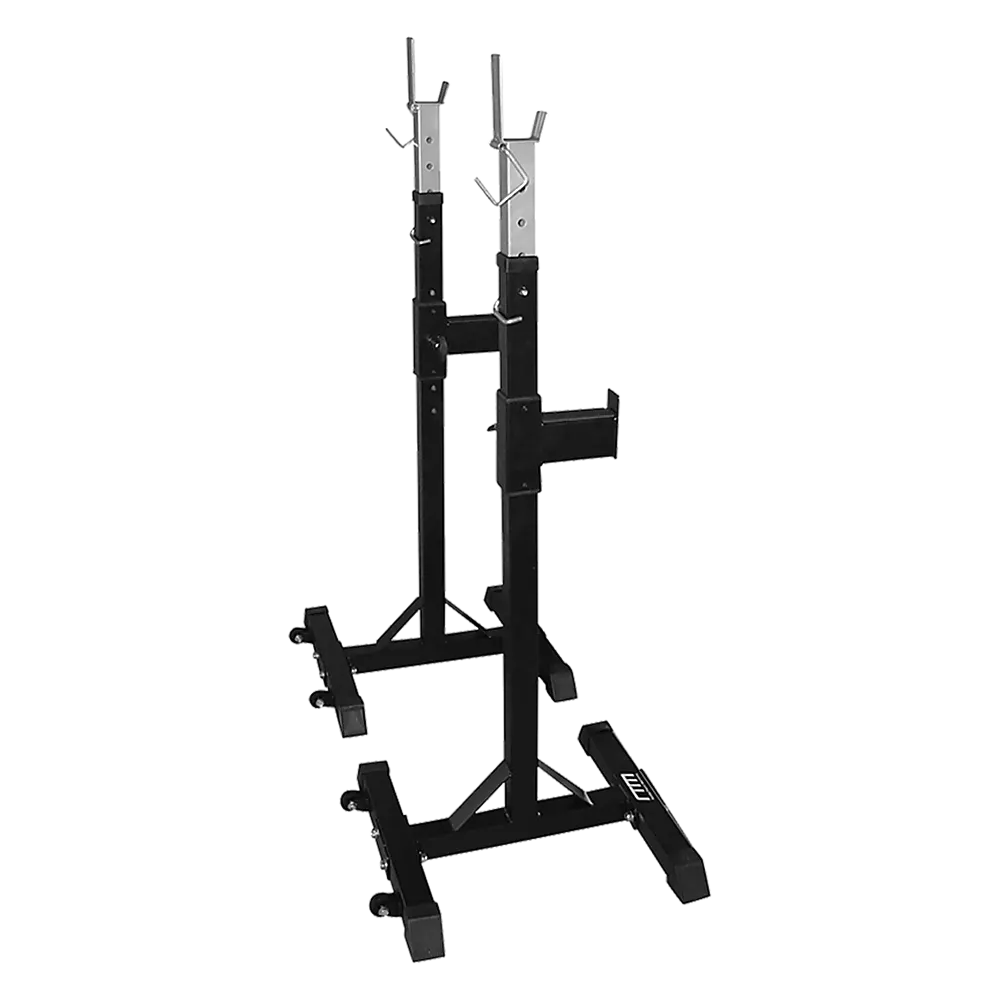 Squat Rack Stand Pair Bench Press Weight Lifting Barbell - Image 4