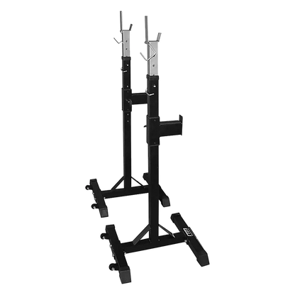 Squat Rack Stand Pair Bench Press Weight Lifting Barbell - Image 4