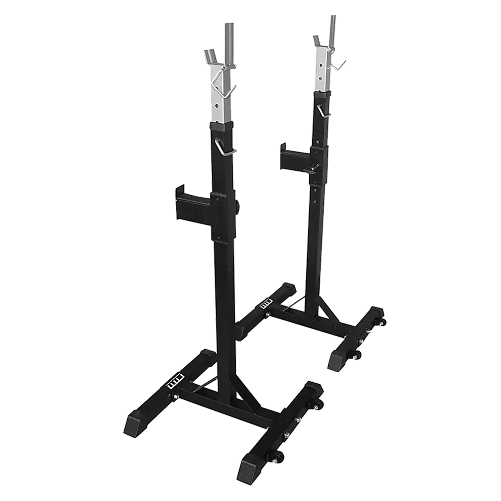 Squat Rack Stand Pair Bench Press Weight Lifting Barbell - Image 6