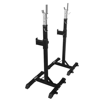 Squat Rack Stand Pair Bench Press Weight Lifting Barbell - Image 6