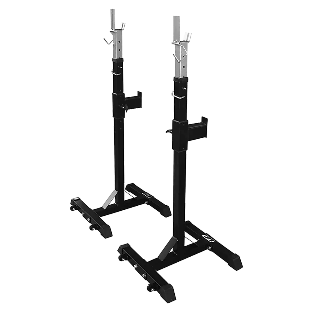 Squat Rack Stand Pair Bench Press Weight Lifting Barbell - Image 8