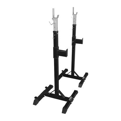 Squat Rack Stand Pair Bench Press Weight Lifting Barbell - Image 9