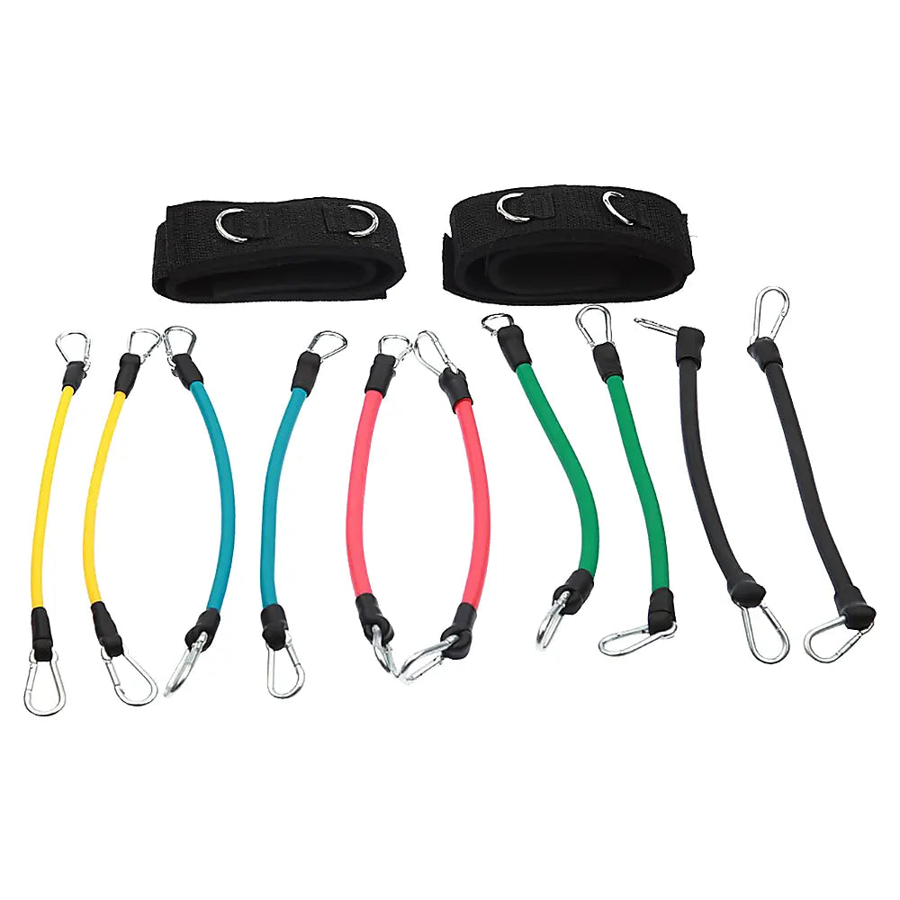 13PC Resistance Bands Set – Fitness Exercise Tubes with Handles & Leg Bands - Image 4