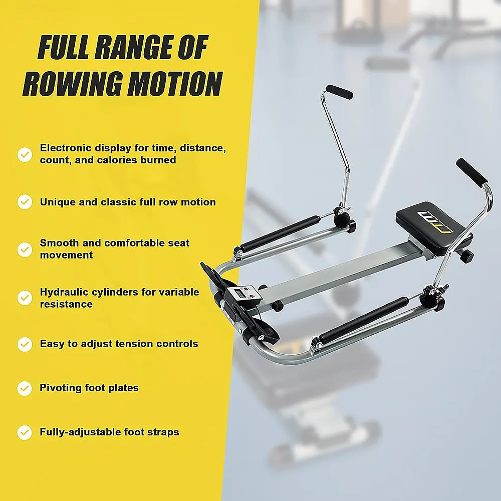 Rowing Machine Rower Exercise Fitness Gym - Image 9