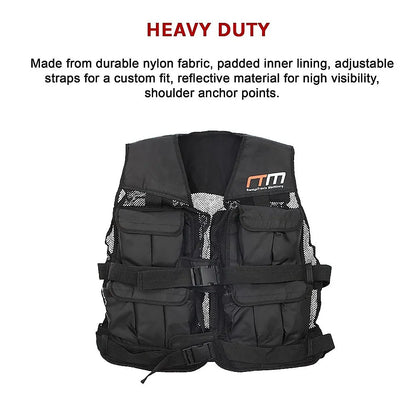 20LBS Weighted Weight Gym Exercise Training Sport Vest - Image 9