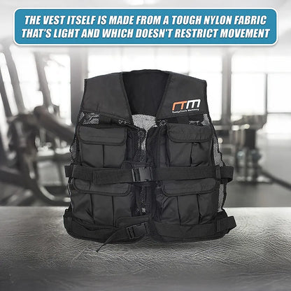 40LBS Weighted Weight Gym Exercise Training Sport Vest - Image 7