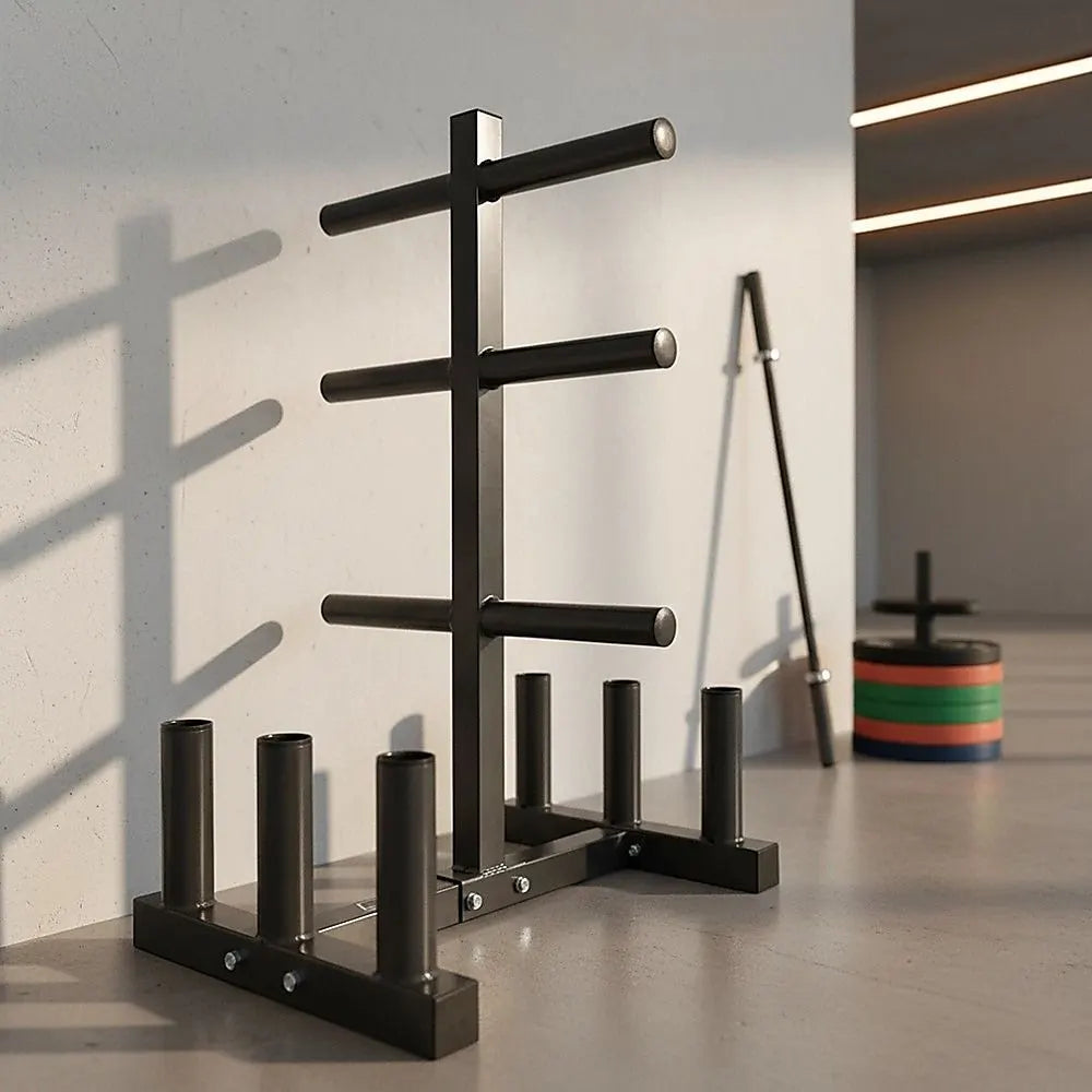 Olympic Weight Tree Bar Rack Holder Storage - Image 3