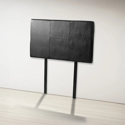 PU Leather Single Bed Headboard Bedhead - Black - Image 6