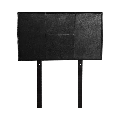 PU Leather Single Bed Headboard Bedhead - Black