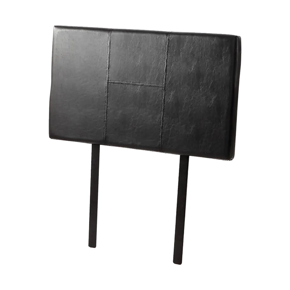 PU Leather Single Bed Headboard Bedhead - Black - Image 5