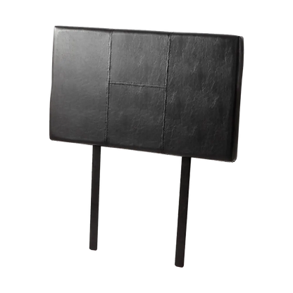 PU Leather Single Bed Headboard Bedhead - Black - Image 5