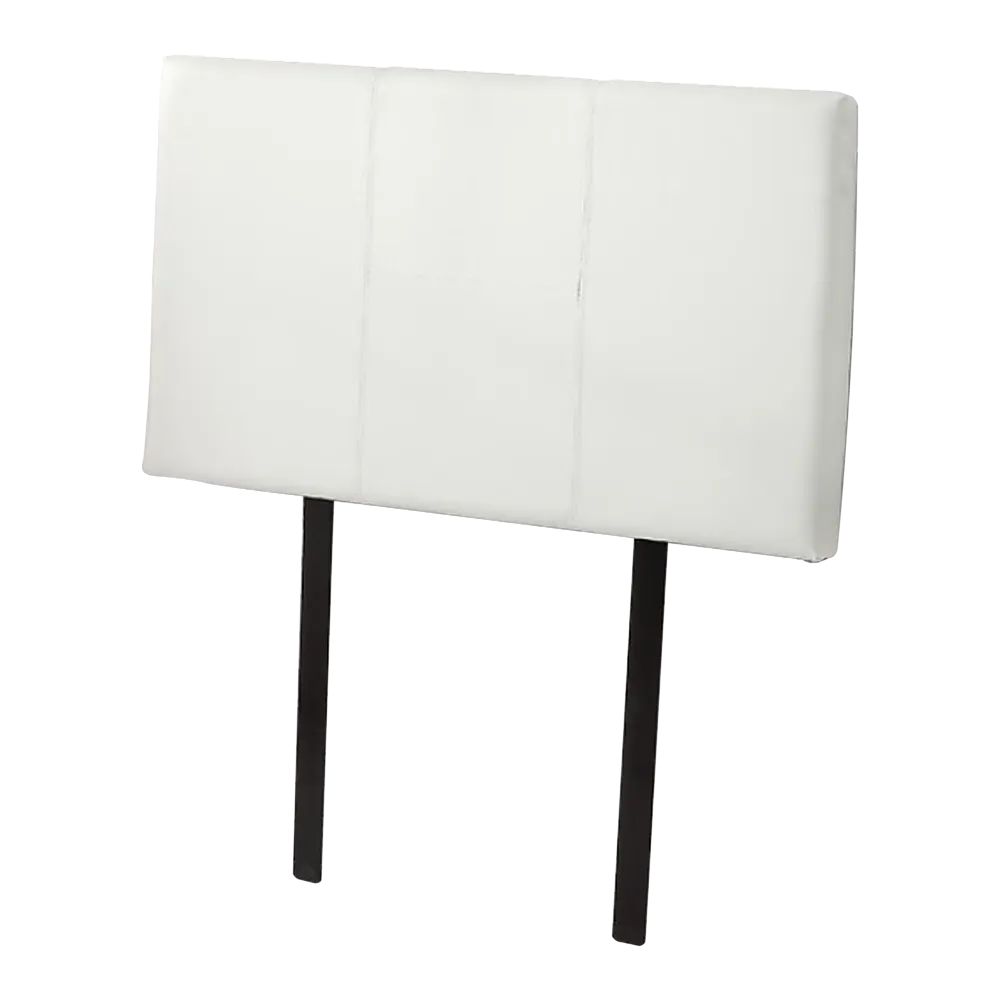 PU Leather Single Bed Headboard Bedhead - White - Image 5