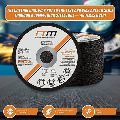 125mm 5" Cutting Disc Wheel for Angle Grinder x25 - Image 9