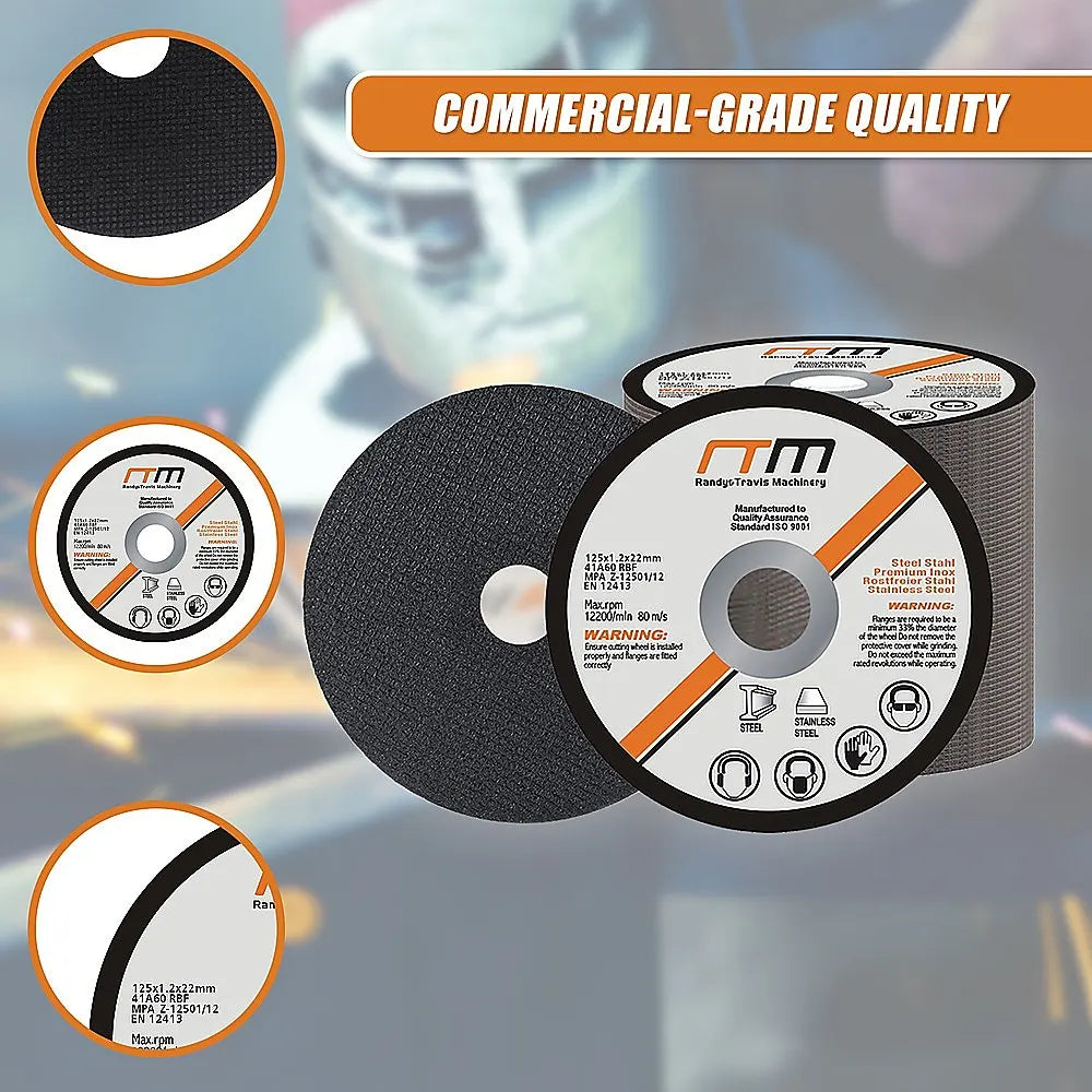 125mm 5" Cutting Disc Wheel for Angle Grinder x50 - Image 8