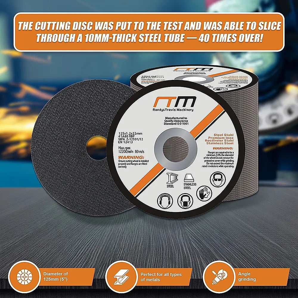 125mm 5" Cutting Disc Wheel for Angle Grinder x50 - Image 9